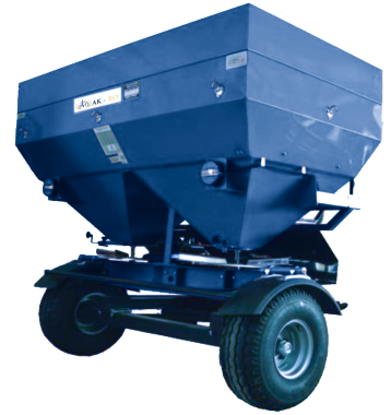 AK-RO T-3000 Double Disc  Two Wheel Fertilizer Spreader Machines