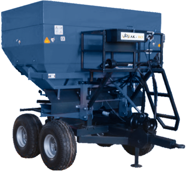 AK-RO TW-3000 Double Disc  Four Wheels Fertilizer Spreader Machines