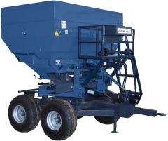 AK-RO TW-4000 Double Disc Four Wheels Fertilizer Spreader Machines